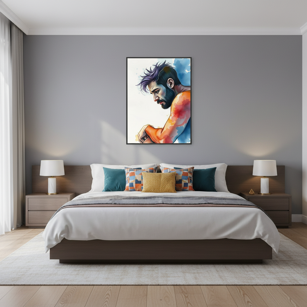 Stylish Bedroom Mockup