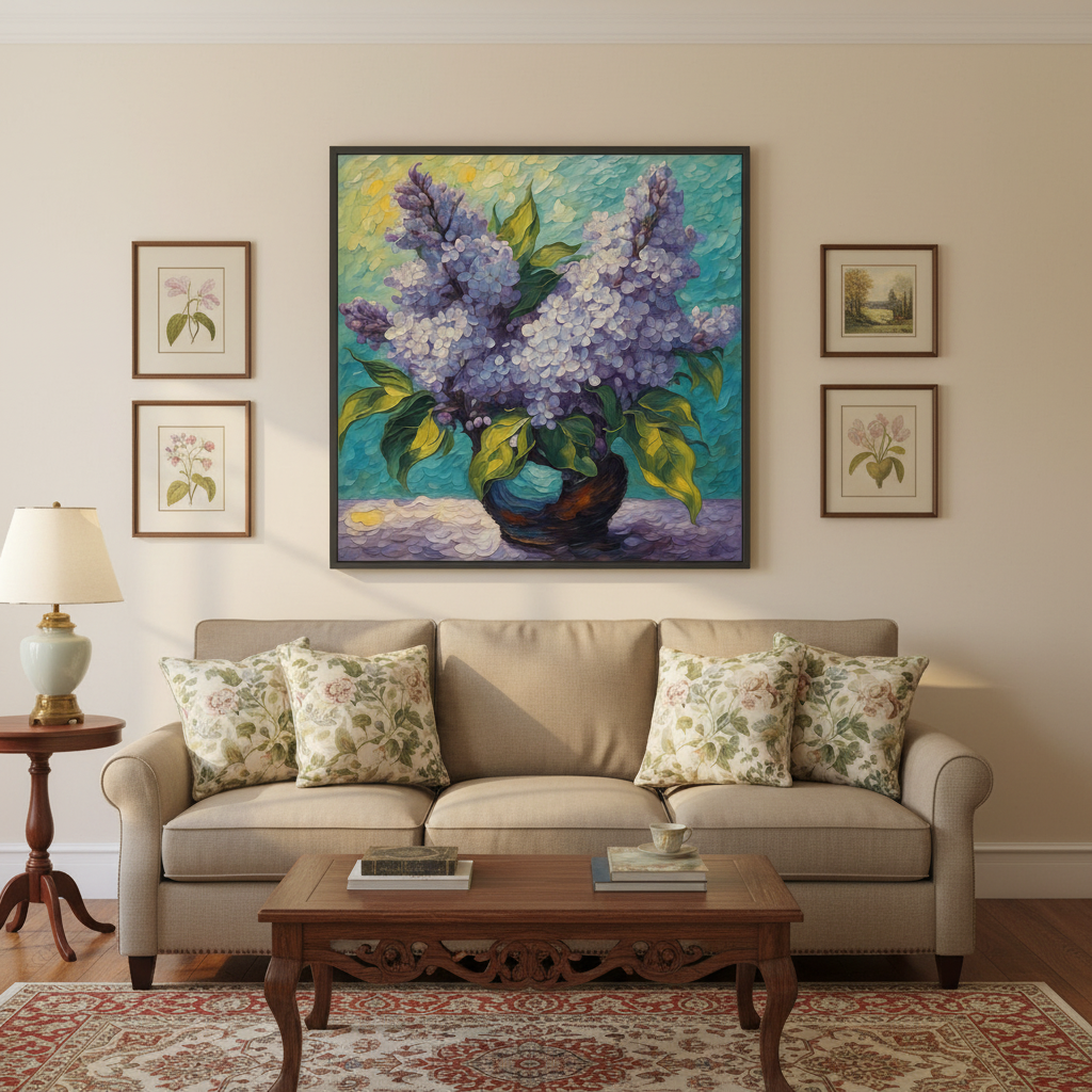 Traditional Living Room Mockup