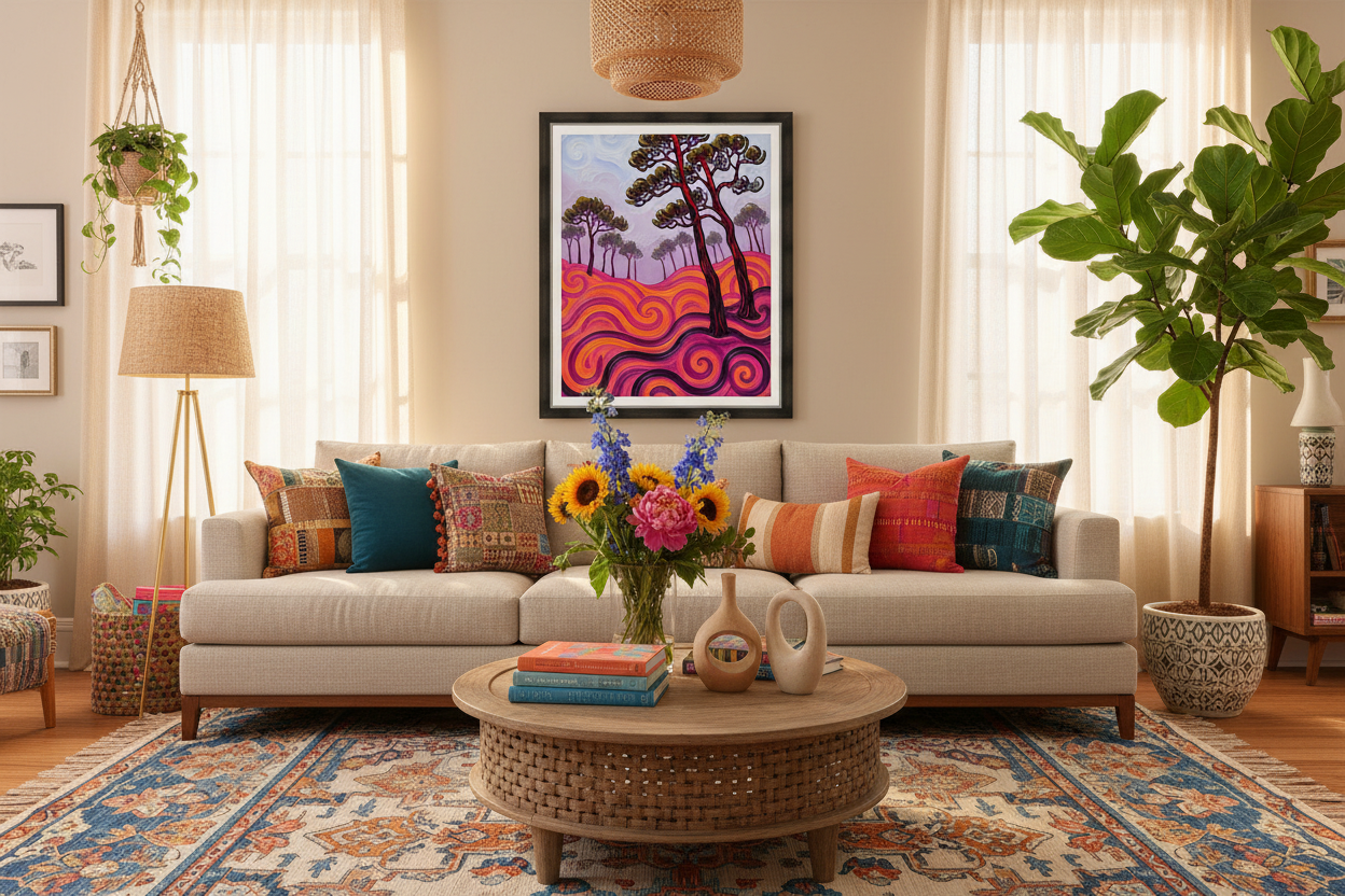 Vibrant Living Room