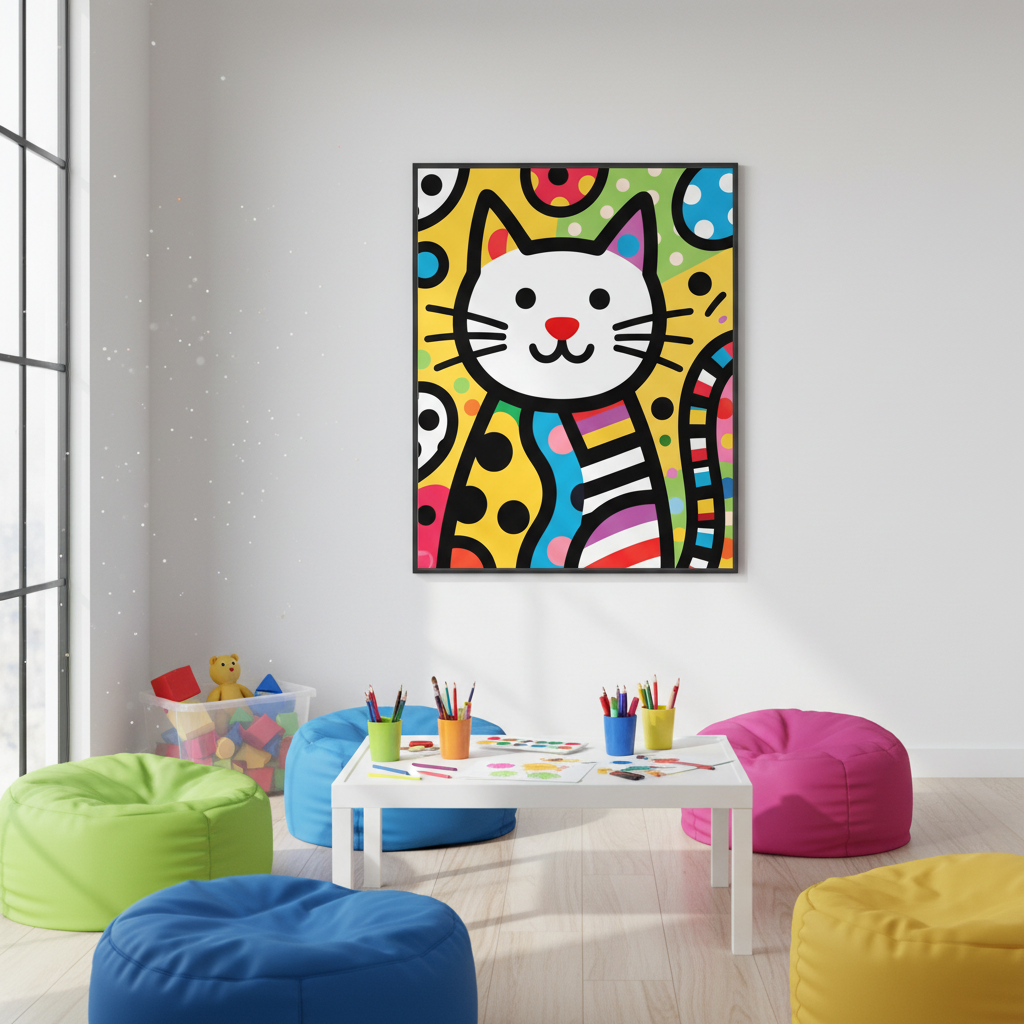 Vibrant Playroom Mockup