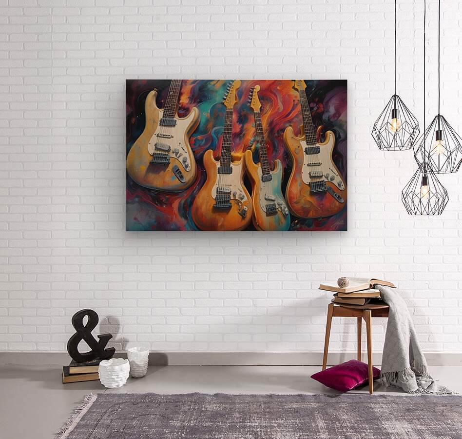 Rainbow Guitars 10 - Contemporary-Music-Art-Cosmic-Stratocaster - Esmonbijouart 