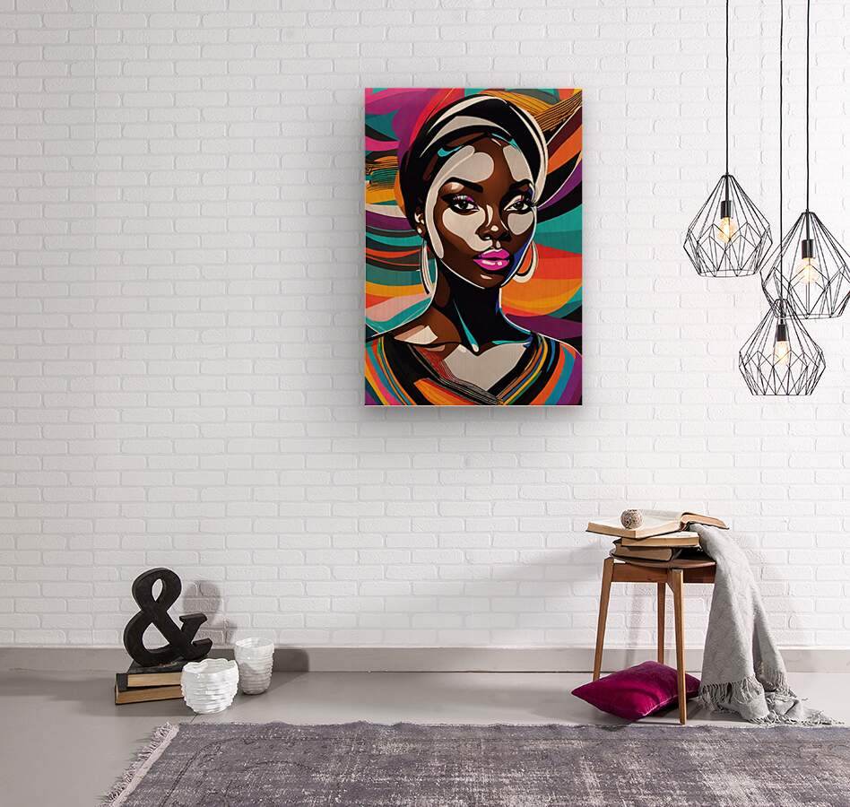 Colorful Abstract Portrait 20 - Contemporary-Geometric-Pop-Art-Stylized-Modern - Esmonbijouart 