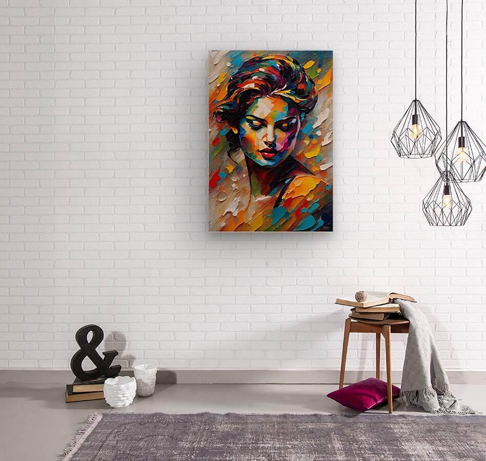 Colorful Abstract Portrait 70 - Contemporary-Abstract-Expressionism-Face-Painting-Masterpiece - Esmonbijouart 