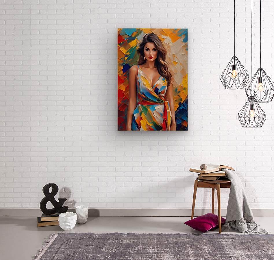 Colorful Abstract Portrait 84 - Contemporary-Fashion-Art-Glamorous-Sophisticated - Esmonbijouart 