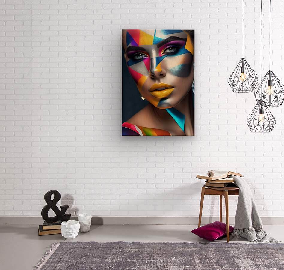 The World Of Face Art 19 - Contemporary-Digital-Art-Colorful - Esmonbijouart 