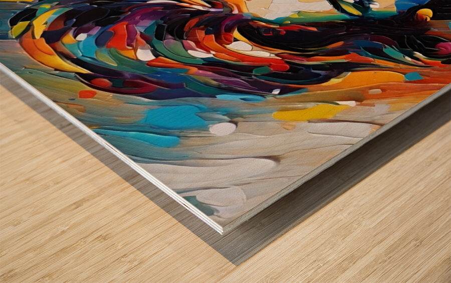 Colorful Abstract Portrait 70 - Contemporary-Abstract-Expressionism-Face-Painting-Masterpiece - Esmonbijouart 