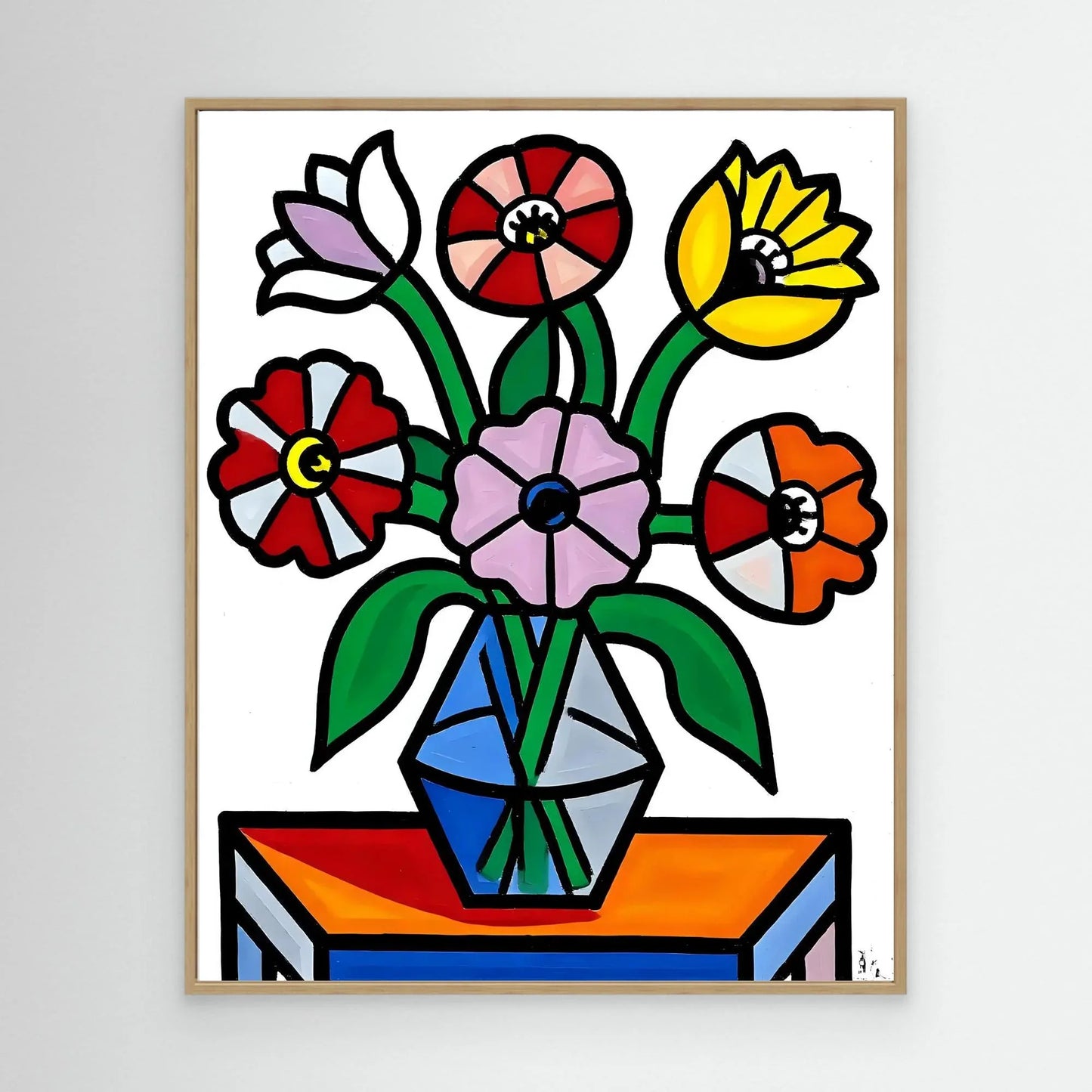 Geometric Flower Bouquet - Esmonbijouart 